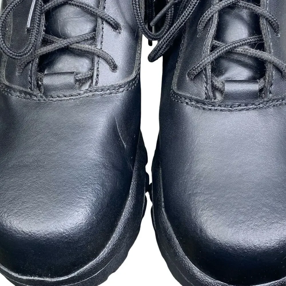 Worx X Red Wing Men’s Copper Black Leather Safety Toe Boot Size US 7.5